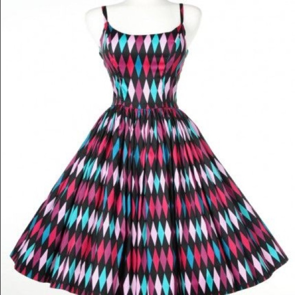 PUG Harlequin Jenny dress